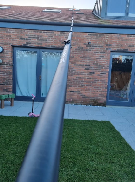 długi kij teleskopowy reach & wash